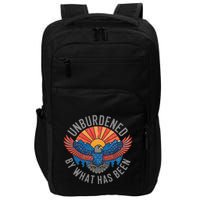 Unburdened By What Has Been Trump 2024 Bald Eagle Pocket Impact Tech Backpack