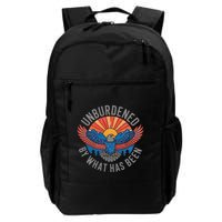 Unburdened By What Has Been Trump 2024 Bald Eagle Pocket Backpack