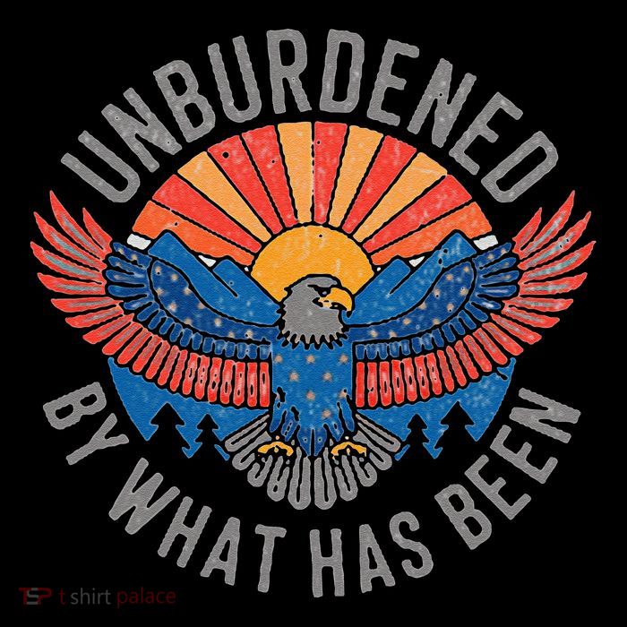 Unburdened By What Has Been Trump 2024 Bald Eagle Pocket Backpack