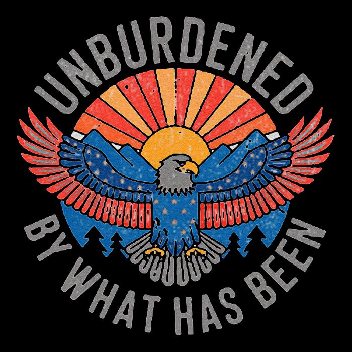 Unburdened By What Has Been Trump 2024 Bald Eagle Pocket 16 in Basic Backpack