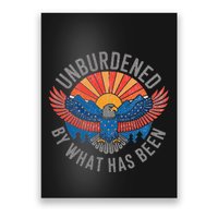 Unburdened By What Has Been Trump 2024 Bald Eagle Pocket Poster