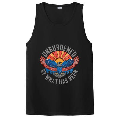 Unburdened By What Has Been Trump 2024 Bald Eagle Pocket PosiCharge Competitor Tank