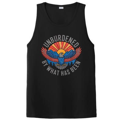 Unburdened By What Has Been Trump 2024 Bald Eagle Pocket PosiCharge Competitor Tank