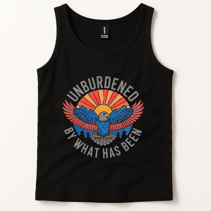 Unburdened By What Has Been Trump 2024 Bald Eagle Pocket Tank Top