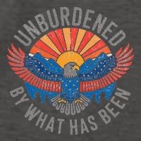 Unburdened By What Has Been Trump 2024 Bald Eagle Pocket Vector Backpack