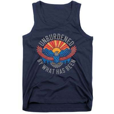 Unburdened By What Has Been Trump 2024 Bald Eagle Pocket Tank Top