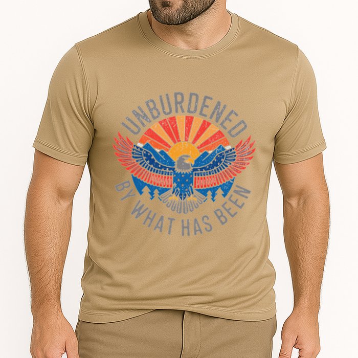 Unburdened By What Has Been Trump 2024 Bald Eagle Pocket Performance Shirt