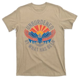 Unburdened By What Has Been Trump 2024 Bald Eagle Pocket T-Shirt