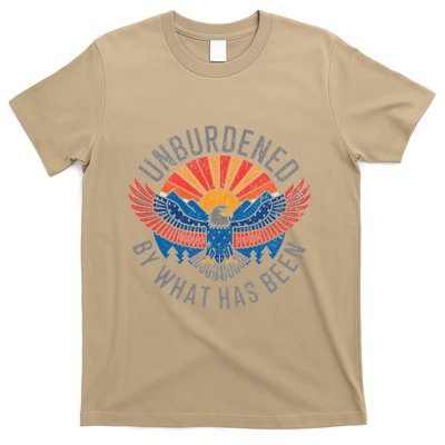Unburdened By What Has Been Trump 2024 Bald Eagle Pocket T-Shirt