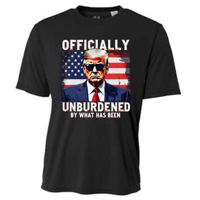 Unburdened By What Has Been Trump Victory Cooling Performance Crew T-Shirt