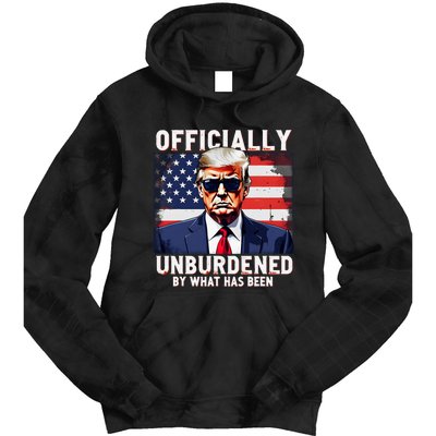 Unburdened By What Has Been Trump Victory Tie Dye Hoodie