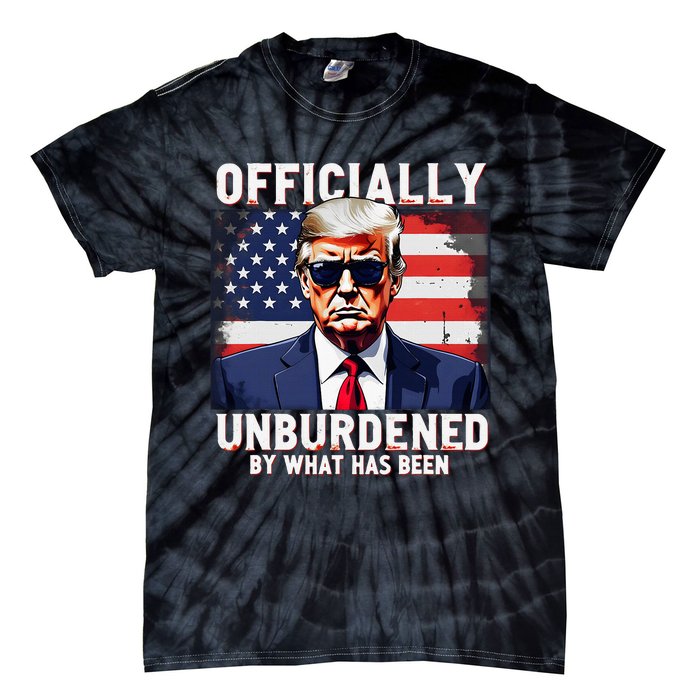 Unburdened By What Has Been Trump Victory Tie-Dye T-Shirt