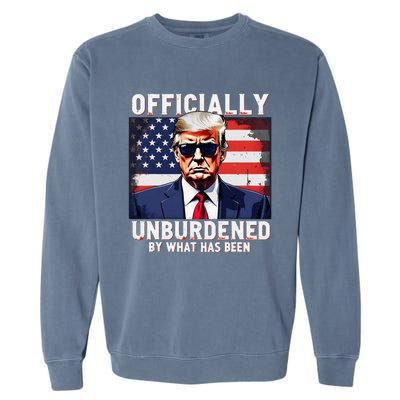 Unburdened By What Has Been Trump Victory Garment-Dyed Sweatshirt