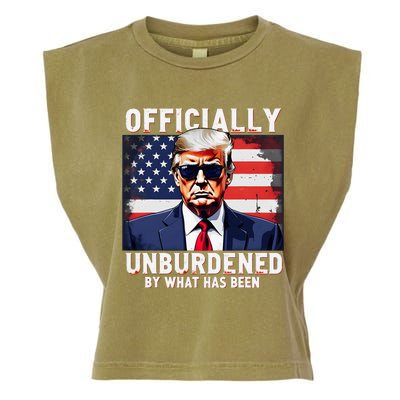 Unburdened By What Has Been Trump Victory Garment-Dyed Women's Muscle Tee