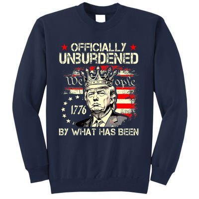 Unburdened By What Has Been Trump Victory Tall Sweatshirt