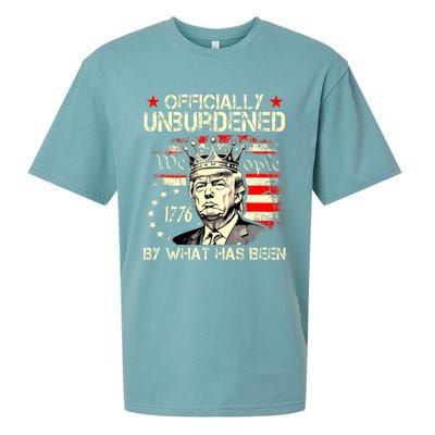 Unburdened By What Has Been Trump Victory Sueded Cloud Jersey T-Shirt