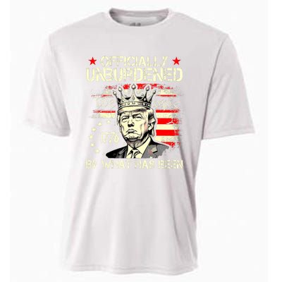 Unburdened By What Has Been Trump Victory Cooling Performance Crew T-Shirt