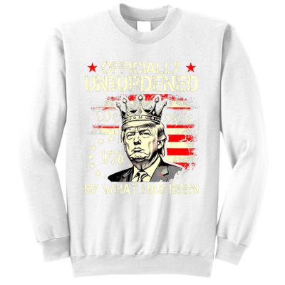 Unburdened By What Has Been Trump Victory Sweatshirt