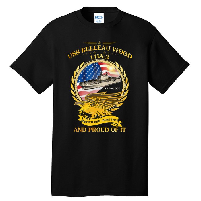 Uss Belleau Wood (Lha3) 19782005 Tall T-Shirt