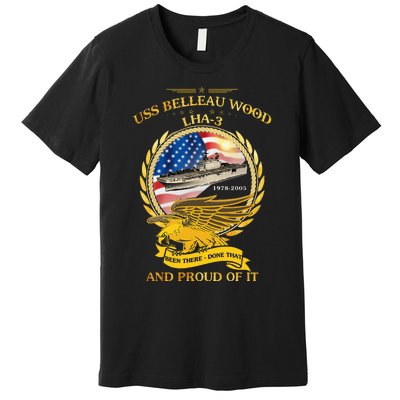 Uss Belleau Wood (Lha3) 19782005 Premium T-Shirt