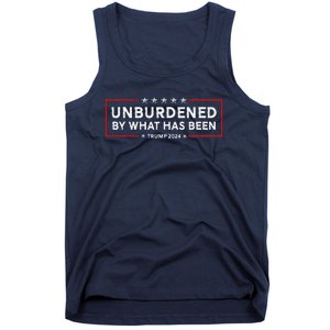 Unburdened By What Has Been 2024 Funny America U.S Quote Tank Top