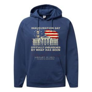 Unburdened By What Has Been Trump Victory Performance Fleece Hoodie