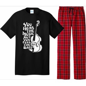 Upright Bass You Hear The Music Double Bass Fiddle Pajama Set