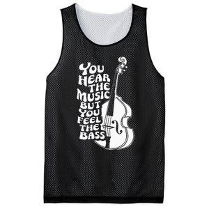 Upright Bass You Hear The Music Double Bass Fiddle Mesh Reversible Basketball Jersey Tank