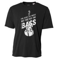 Upright Bass You Hear The Music Double Bass Fiddle Cooling Performance Crew T-Shirt