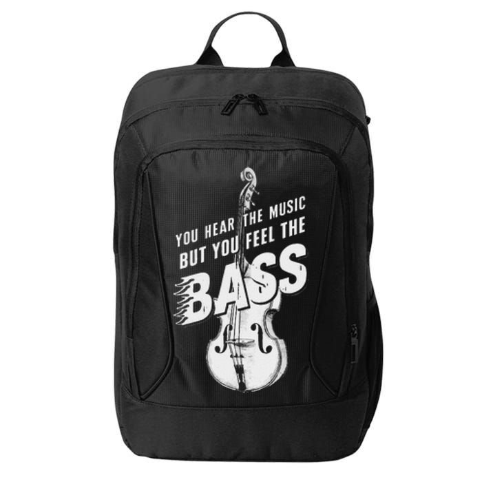 Upright Bass You Hear The Music Double Bass Fiddle City Backpack