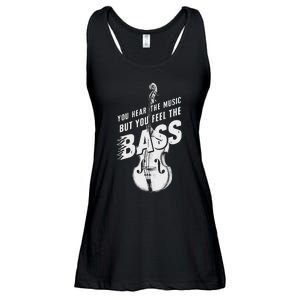 Upright Bass You Hear The Music Double Bass Fiddle Ladies Essential Flowy Tank