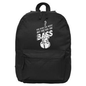 Upright Bass You Hear The Music Double Bass Fiddle 16 in Basic Backpack