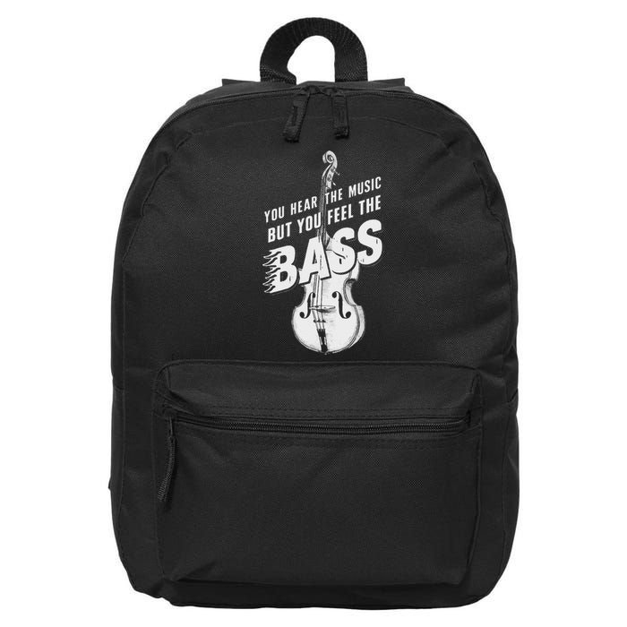 Upright Bass You Hear The Music Double Bass Fiddle 16 in Basic Backpack