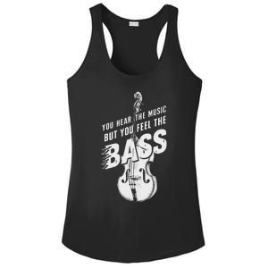 Upright Bass You Hear The Music Double Bass Fiddle Ladies PosiCharge Competitor Racerback Tank