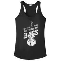 Upright Bass You Hear The Music Double Bass Fiddle Ladies PosiCharge Competitor Racerback Tank