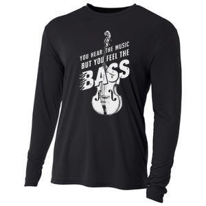 Upright Bass You Hear The Music Double Bass Fiddle Cooling Performance Long Sleeve Crew