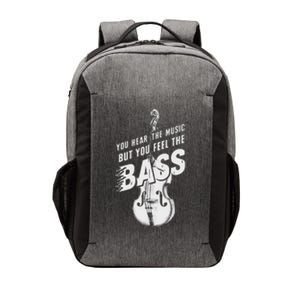 Upright Bass You Hear The Music Double Bass Fiddle Vector Backpack