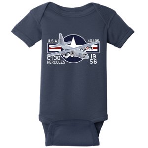 USAF C 130 Hercules Aircraft Baby Bodysuit