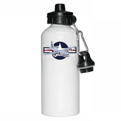 USAF C 130 Hercules Aircraft Aluminum Water Bottle