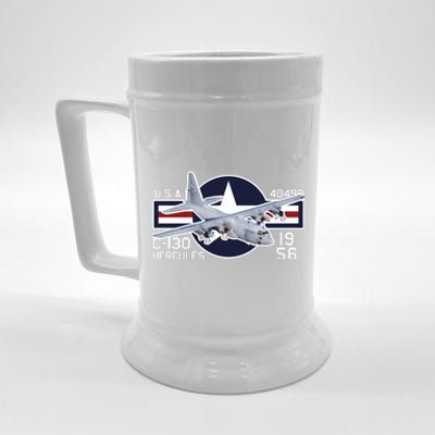 USAF C 130 Hercules Aircraft Beer Stein