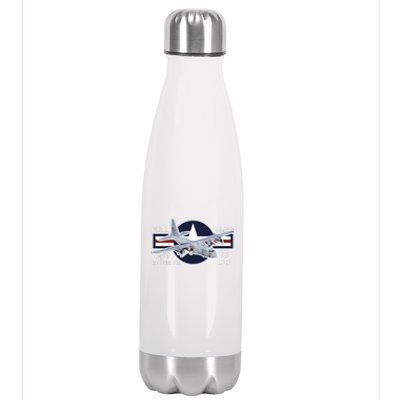 USAF C 130 Hercules Aircraft Stainless Steel Insulated Water Bottle