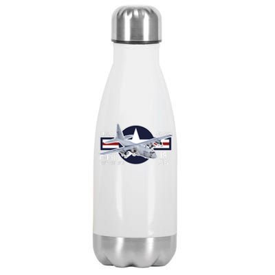 USAF C 130 Hercules Aircraft Stainless Steel Insulated Water Bottle