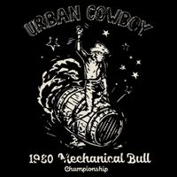 Urban Cowboy 1980S Mechanical Bull Cooling Performance Crew T-Shirt
