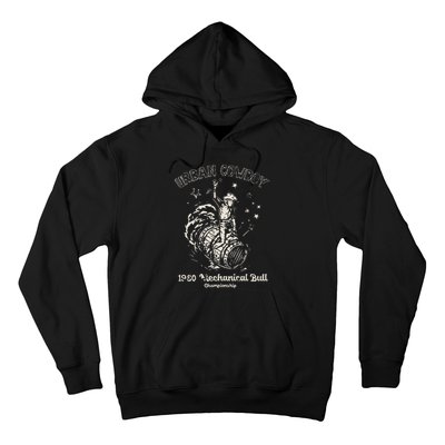 Urban Cowboy 1980S Mechanical Bull Hoodie