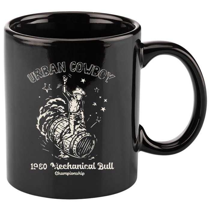 Urban Cowboy 1980S Mechanical Bull 11oz C Handle Ceramic Mug