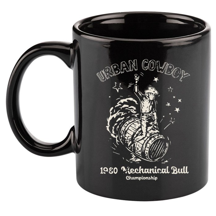 Urban Cowboy 1980S Mechanical Bull 11oz C Handle Ceramic Mug