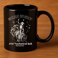 Urban Cowboy 1980S Mechanical Bull 11oz C Handle Ceramic Mug