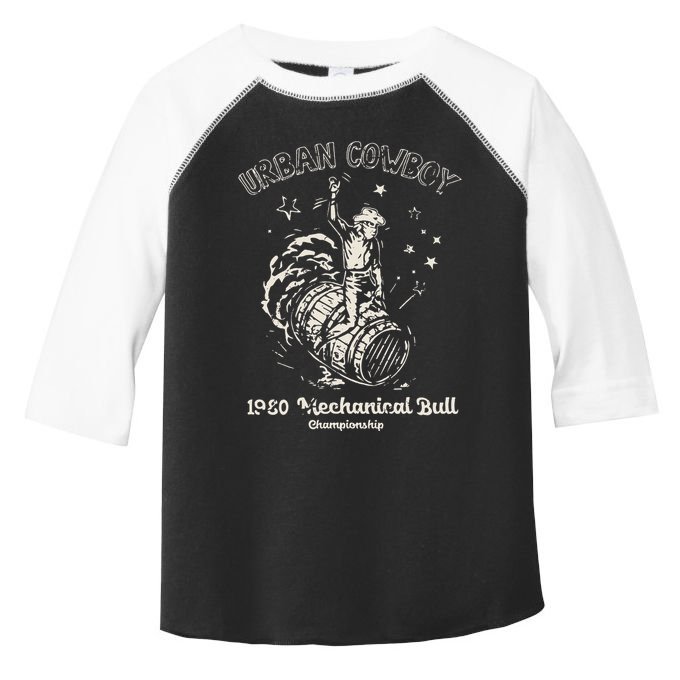 Urban Cowboy 1980S Mechanical Bull Toddler Fine Jersey T-Shirt