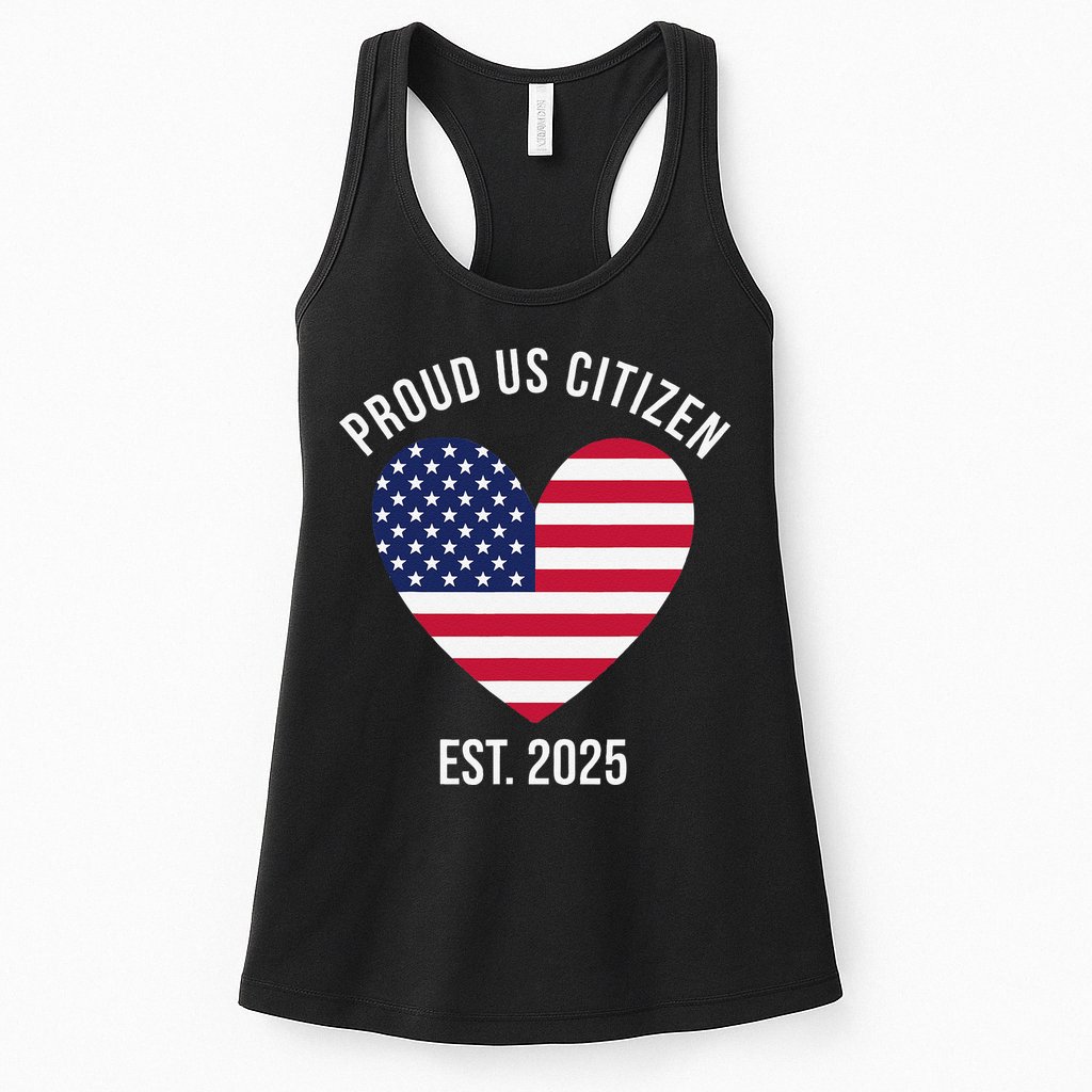 Us Citizenship 2025 Decoration American New Usa Citizen Gift Womens Tank Top