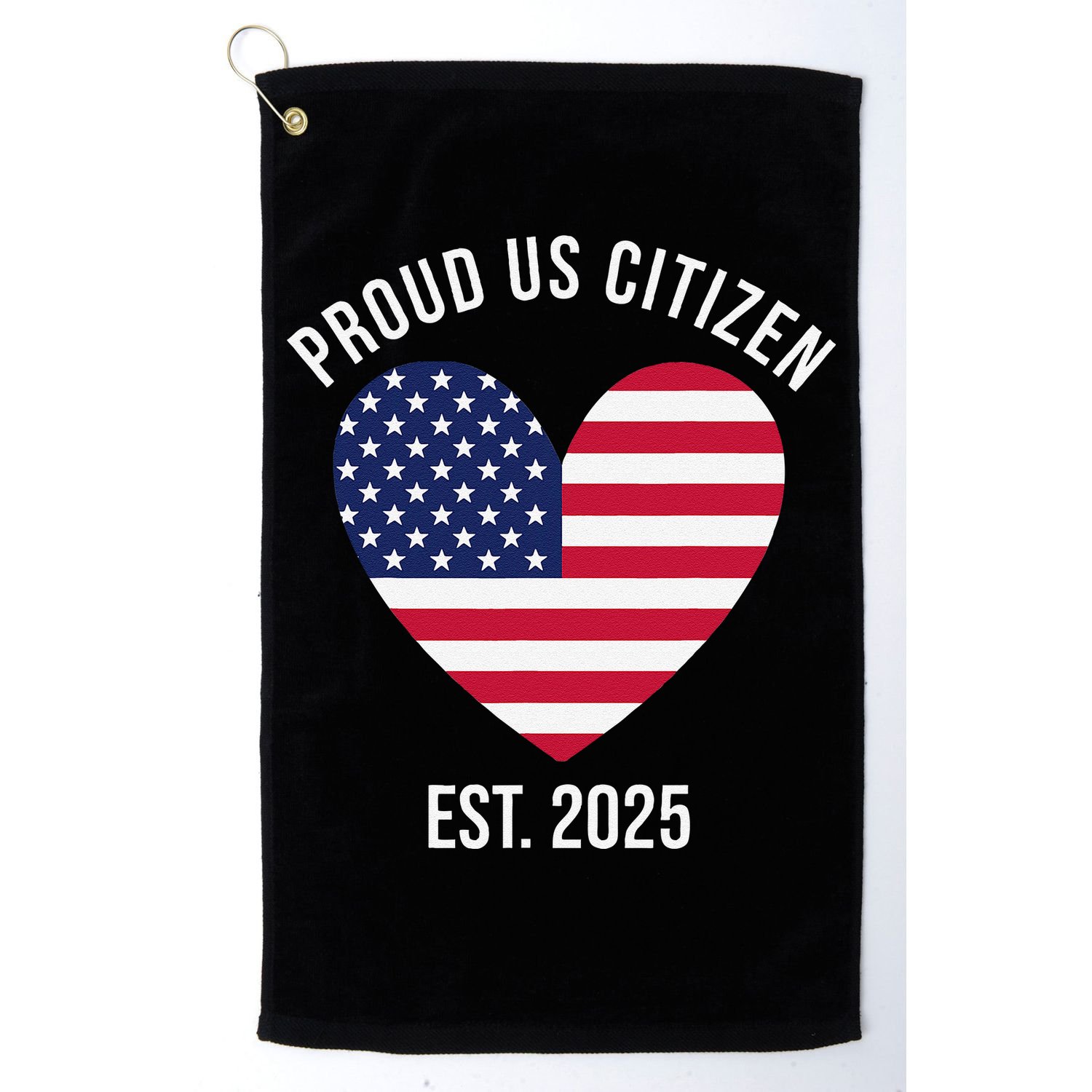 Us Citizenship 2025 Decoration American New Usa Citizen Gift Golf Towel
